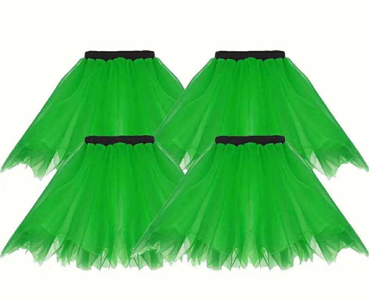 Picture of CTG599 CHILD SIZE GREEN TUTU 4-16 YEARS